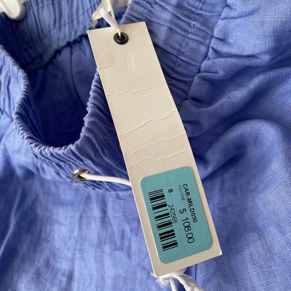 Millau blue shorts. Sides are ladder stitched. NWT. Pull cord waist. - Picture 5 of 5